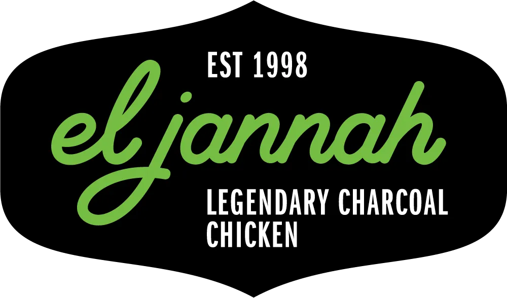 El Jannah logo with the inscription "Legendary Charcoal Chicken"