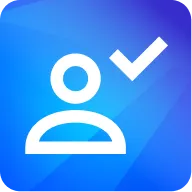 Blue icon for people