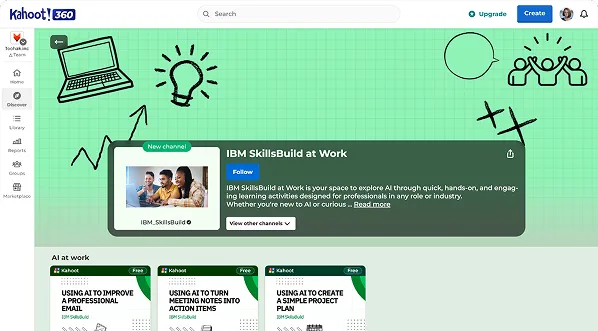 Screen of Kahoot!360