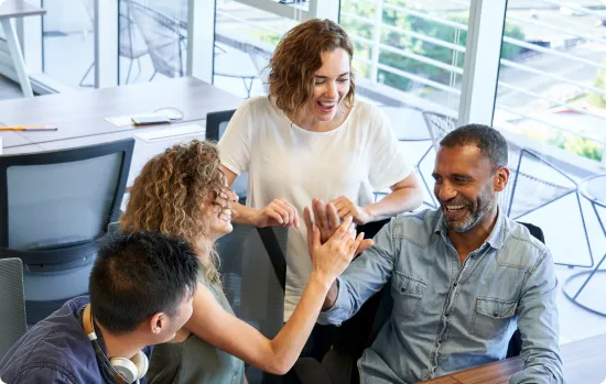 People working together