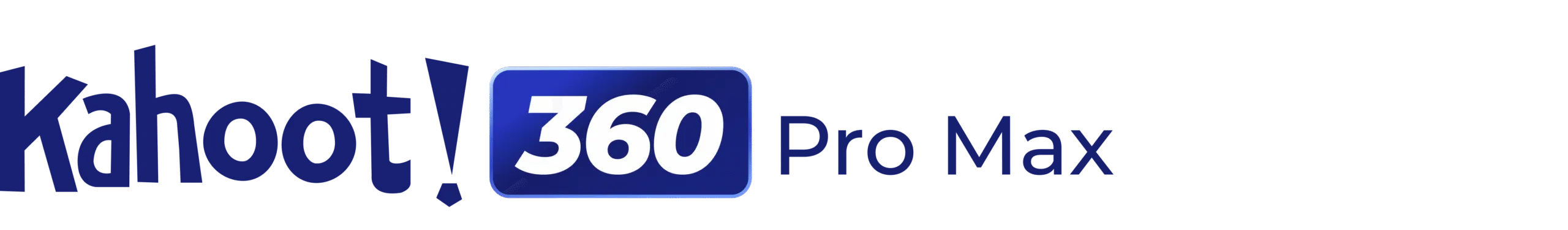 Kahoot! 360 Pro logo in blue
